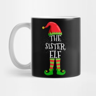 sister Elf Family Matching Christmas Group Funny Gift Mug